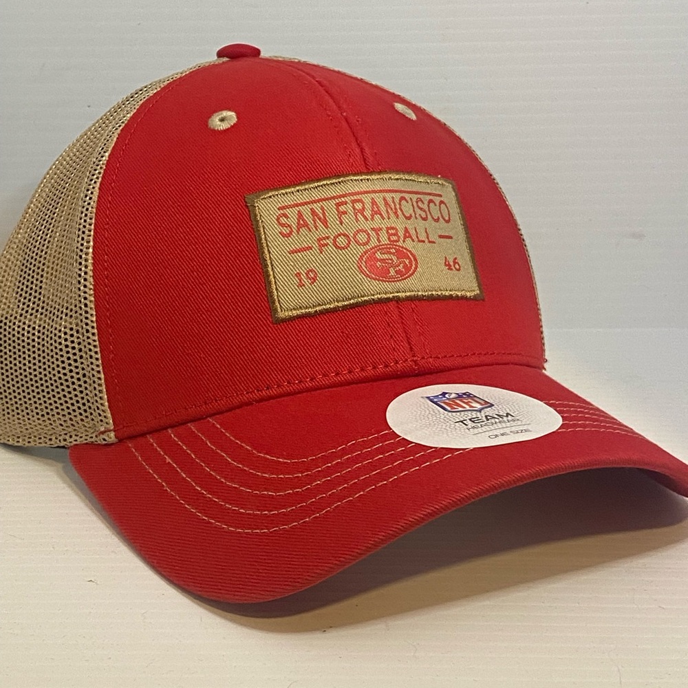 Red and Tan San Francisco Football Cap